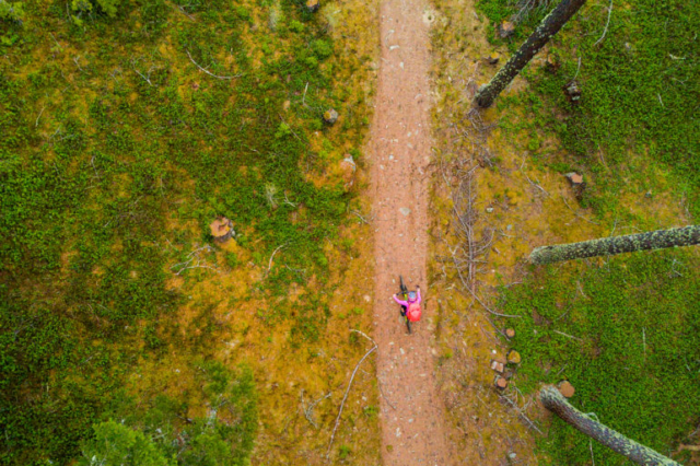 Self-portrait with a DJI Mavic drone on the Nene Trail.